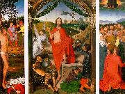 Hans Memling Resurrection Triptych USA oil painting reproduction